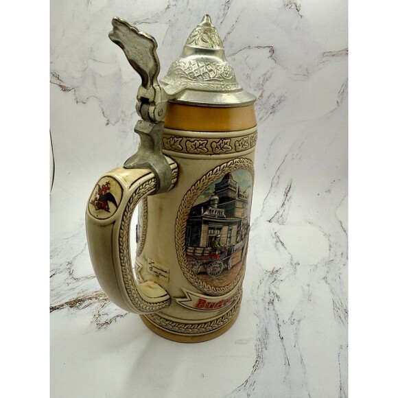 Budweiser Anheuser Busch Beer Stein 32 OZ 10" Limited Edition "G" Series #64834 - Picture 15 of 16
